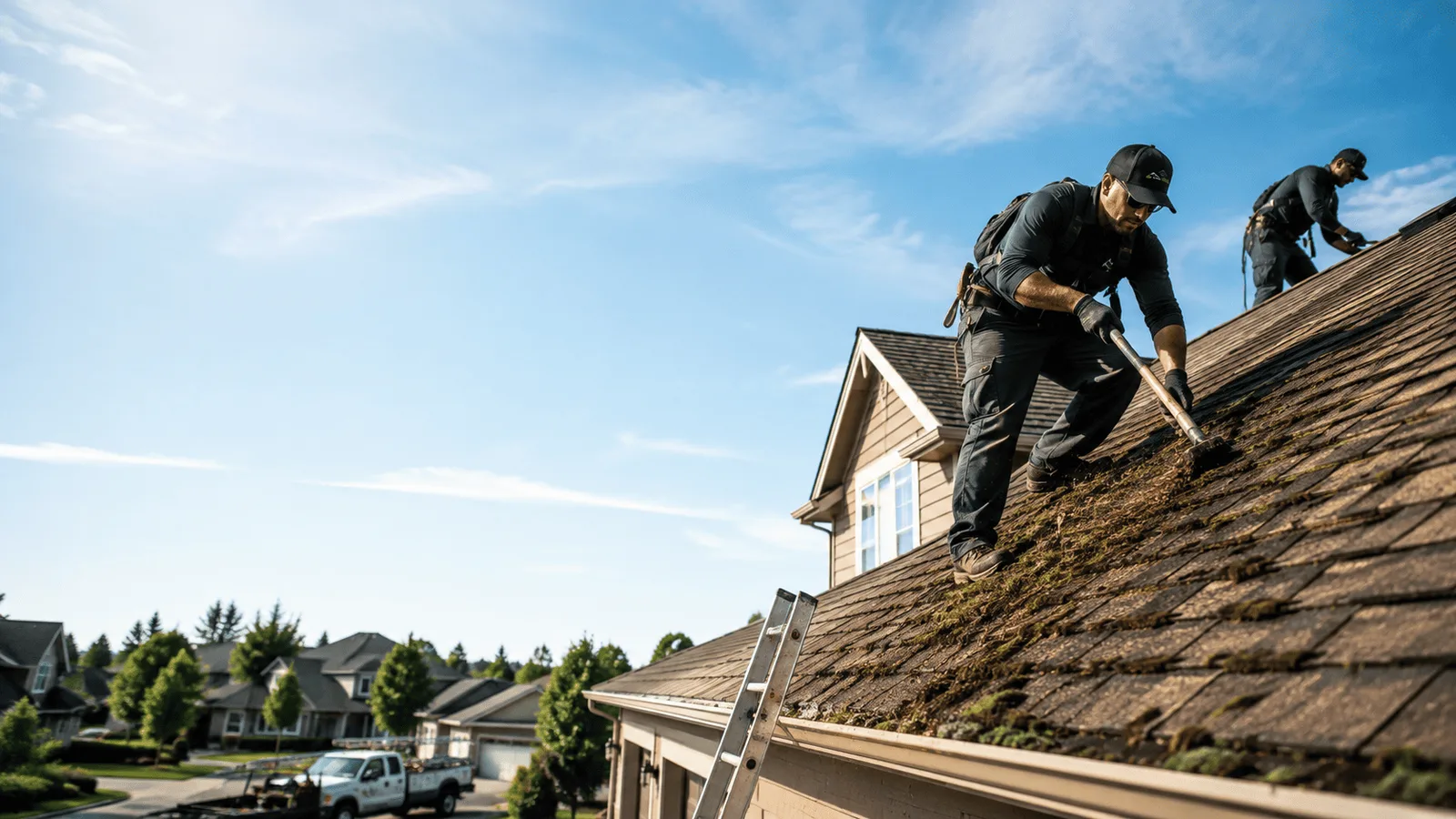 Roof Moss Removal in Weatherford, TX near me